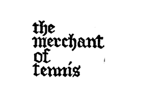 THE MERCHANT OF TENNIS logo
