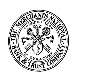 THE MERCHANTS NATIONAL BANK & TRUST COMPANY OF SYRACUSE FOUNDED 1850 logo