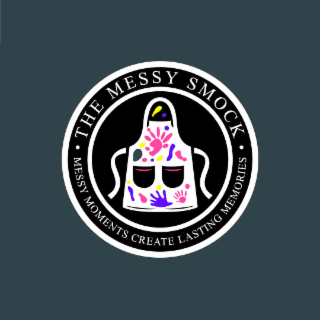 THE MESSY SMOCK MESSY MOMENTS CREATE LASTING MEMORIES logo