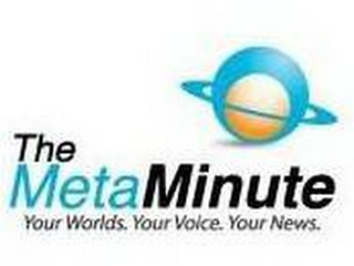 THE METAMINUTE YOUR WORLDS. YOUR VOICE. YOUR NEWS. logo