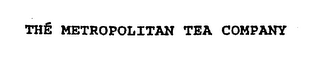 THE METROPOLITAN TEA COMPANY logo