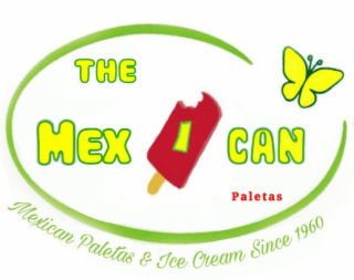 THE MEX I CAN PALETAS MEXICAN PALETAS & ICE CREAM SINCE 1960 logo