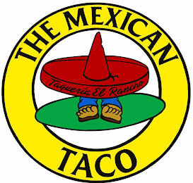 THE MEXICAN TACO TAQUERIA EL RANCHO logo