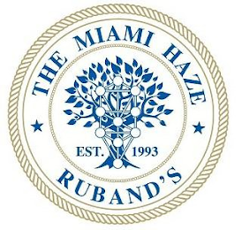THE MIAMI HAZE RUBAND'S EST. 1993 logo
