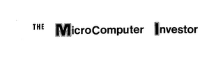 THE MICROCOMPUTER INVESTOR logo