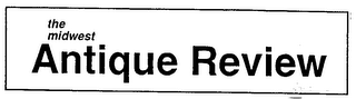 THE MIDWEST ANTIQUE REVIEW logo