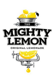 THE MIGHTY LEMON ORIGINAL LEMONADE logo