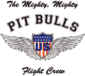 THE MIGHTY, MIGHTY PIT BULLS US FLIGHT CREW logo