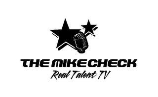 THE MIKECHECK REAL TALENT TV logo
