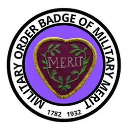 THE MILITARY ORDER OF THE BADGE OF MILITARY MERIT 1782 1932 logo