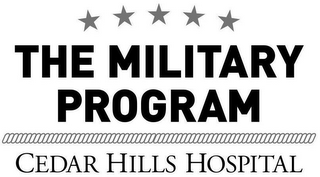 THE MILITARY PROGRAM CEDAR HILLS HOSPITAL logo