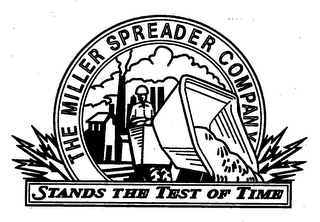 THE MILLER SPREADER COMPANY STANDS THE TEST OF TIME logo