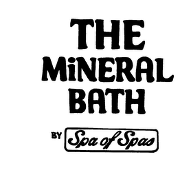 THE MINERAL BATH BY SPA OF SPAS logo