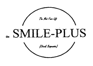 THE MINI FACE LIFT THE SMILE-PLUS CHEEK SUSPENSION logo