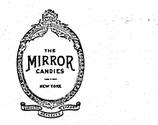 THE MIRROR CANDIES NEW YORK SUCCESS REFLECTS EFFORT logo