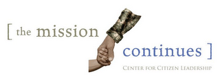 THE MISSION CONTINUES CENTER FOR CITIZEN LEADERSHIP logo