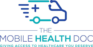 THE MOBILE HEALTH DOC GIVING ACCESS TO HEALTHCARE YOU DESERVE logo