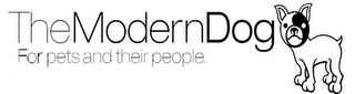 THE MODERN DOG FOR PETS AND THEIR PEOPLE logo