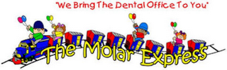 THE MOLAR EXPRESS "WE BRING THE DENTAL OFFICE TO YOU" logo