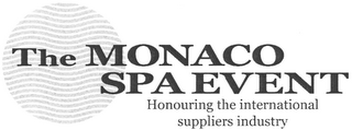 THE MONACO SPA EVENT HONOURING THE INTERNATIONAL SUPPLIERS INDUSTRY logo