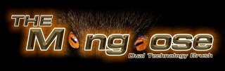 THE MONGOOSE DUAL TECHNOLOGY BRUSH logo
