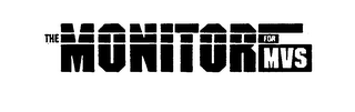 THE MONITOR FOR MVS logo