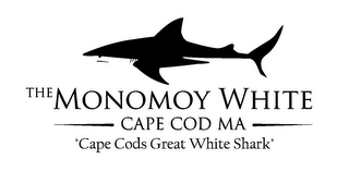 THE MONOMOY WHITE CAPE COD MA "CAPE CODS GREAT WHITE SHARK" logo