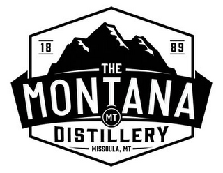 THE MONTANA DISTILLERY 1889 MT MISSOULA, MT logo