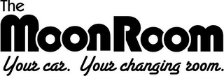 THE MOON ROOM YOUR CAR. YOUR CHANGING ROOM. logo