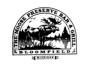 THE MOOSE PRESERVE BAR & GRILL BLOOMFIELD MICHIGAN logo