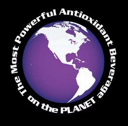 THE MOST POWERFUL ANTIOXIDANT BEVERAGE ON THE PLANET logo