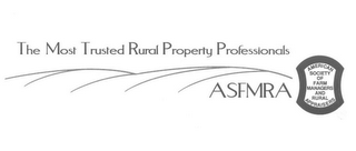 THE MOST TRUSTED RURAL PROPERTY PROFESSIONALS ASFMRA AMERICAN SOCIETY OF FARM MANAGERS AND RURAL APPRAISERS logo