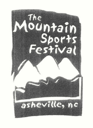 THE MOUNTAIN SPORTS FESTIVAL ASHEVILLE, NC logo