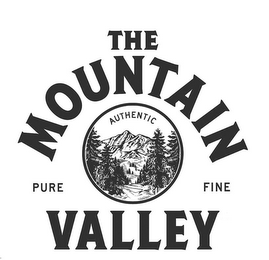 THE MOUNTAIN VALLEY AUTHENTIC PURE FINE logo