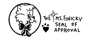 THE MS. FINICKY SEAL OF APPROVAL logo