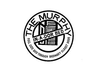 THE MURPHY IN-A-DOR BED FULL SIZE BED THROUGH ORDINARY CLOSET DOOR logo