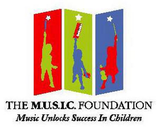 THE M.U.S.I.C. FOUNDATION MUSIC UNLOCKS SUCCESS IN CHILDREN logo