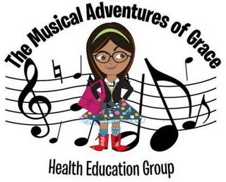 THE MUSICAL ADVENTURES OF GRACE HEALTH EDUCATION GROUP logo
