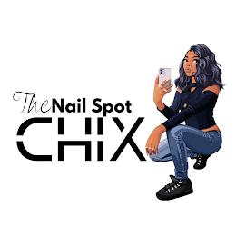 THE NAIL SPOT CHIX logo