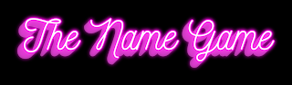 THE NAME GAME logo