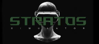 THE NAME "STRATOS" IS SPELLED, "STRATOS OR STRATOS" logo