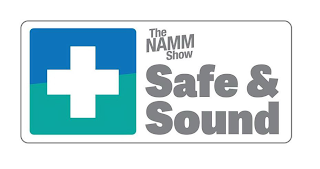 THE NAMM SHOW SAFE & SOUND logo
