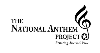 THE NATIONAL ANTHEM PROJECT RESTORING AMERICA'S VOICE logo