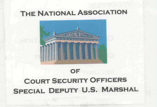 THE NATIONAL ASSOCIATION OF COURT SECURITY OFFICERS SPECIAL DEPUTY U.S. MARSHAL logo