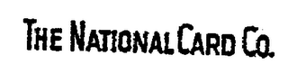 THE NATIONAL CARD CO. logo