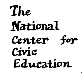 THE NATIONAL CENTER FOR CIVIC EDUCATION logo