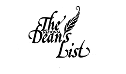 THE NATIONAL DEAN'S LIST logo