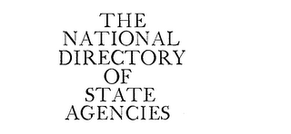 THE NATIONAL DIRECTORY OF STATE AGENCIES logo