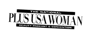 THE NATIONAL PLUS USA WOMAN BEAUTY PAGEANT & CONVENTION logo