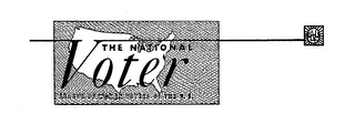THE NATIONAL VOTER THE LEAGUE OF WOMEN VOTERS OF THE USA logo